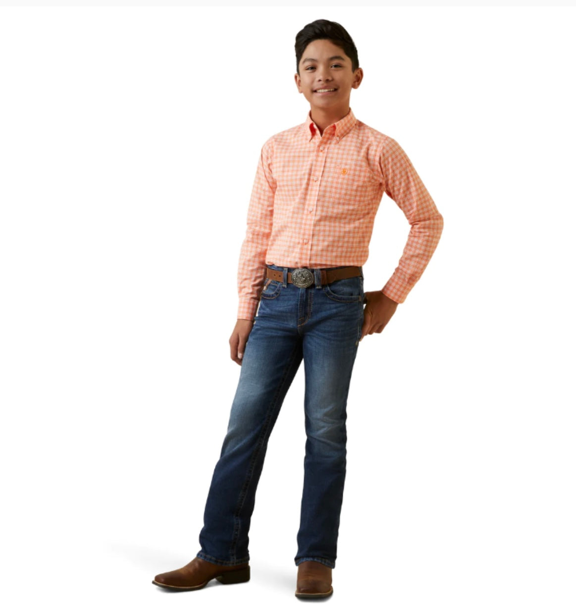 Camisa Ariat Matias Pro Fit Shirt Juvenil