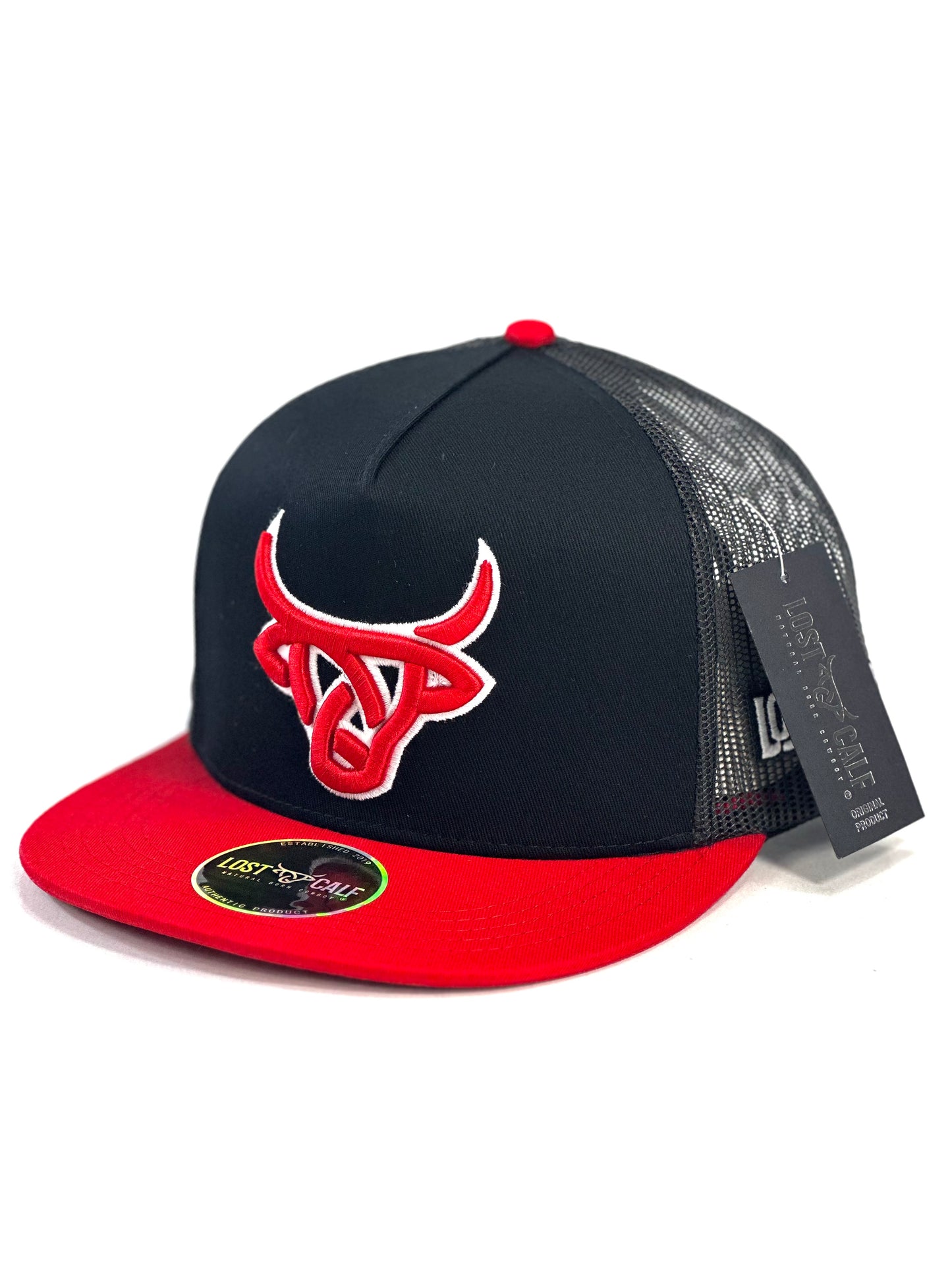 Gorra Lostcalf Clásica Black/Red