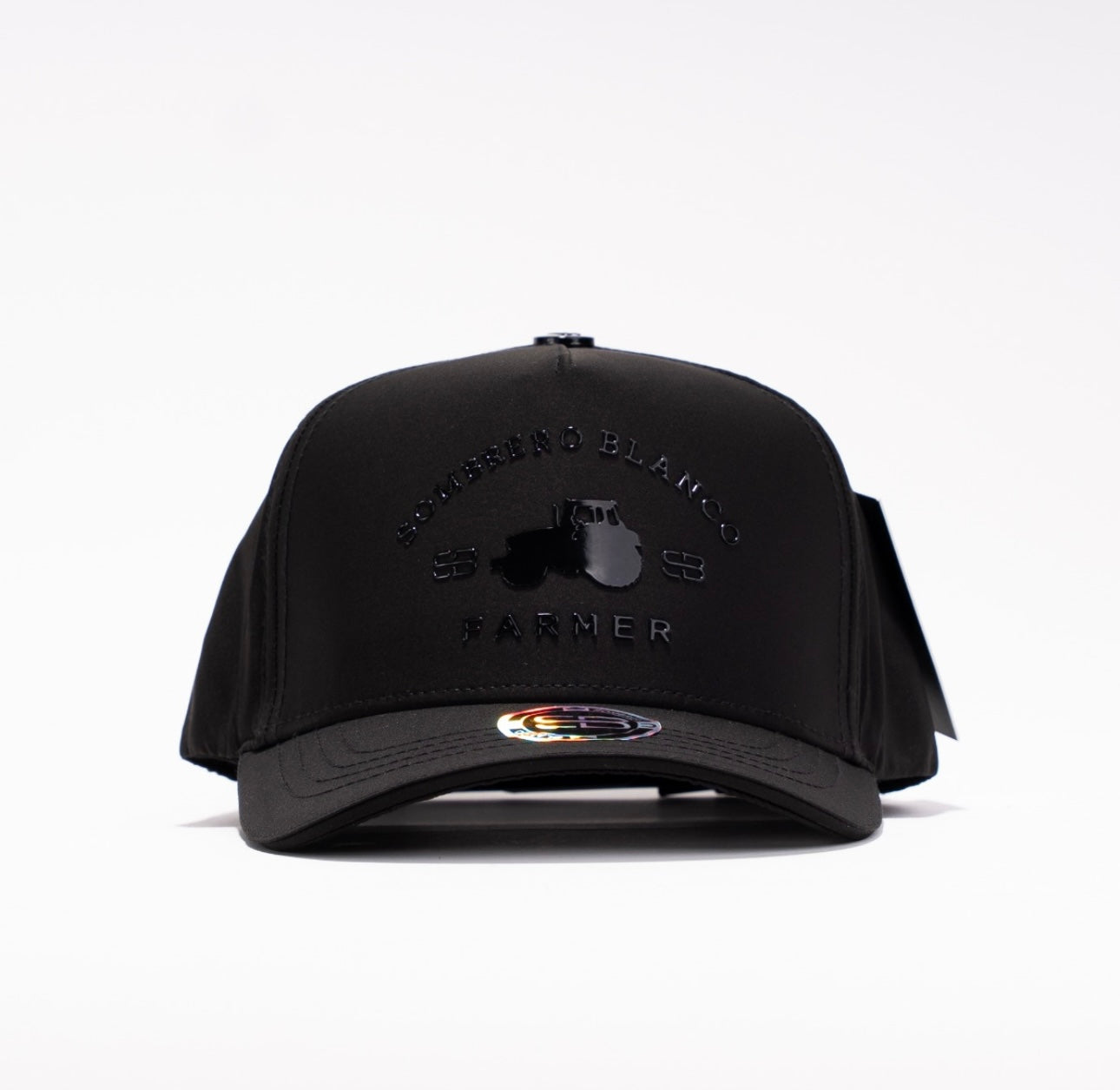 Sombrero Blanco Agricultor Full Black