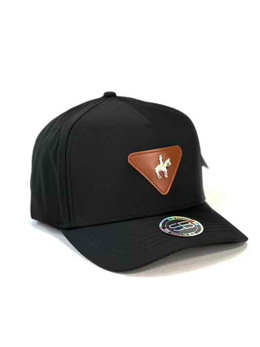 Gorra Sombrero Blanco Jinete Negro