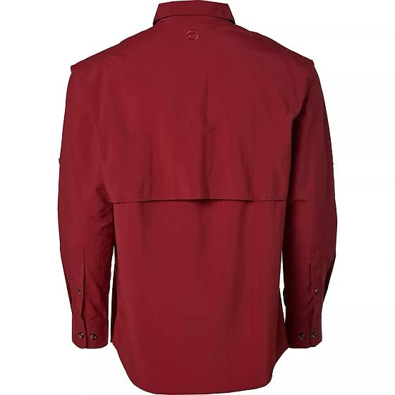 Camisa Magellan Roja Manga Larga
