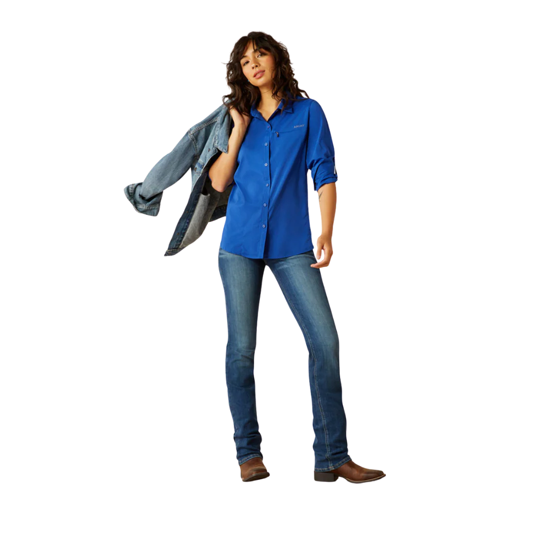 Camisa Ariat VentTEK Stretch Mazarine