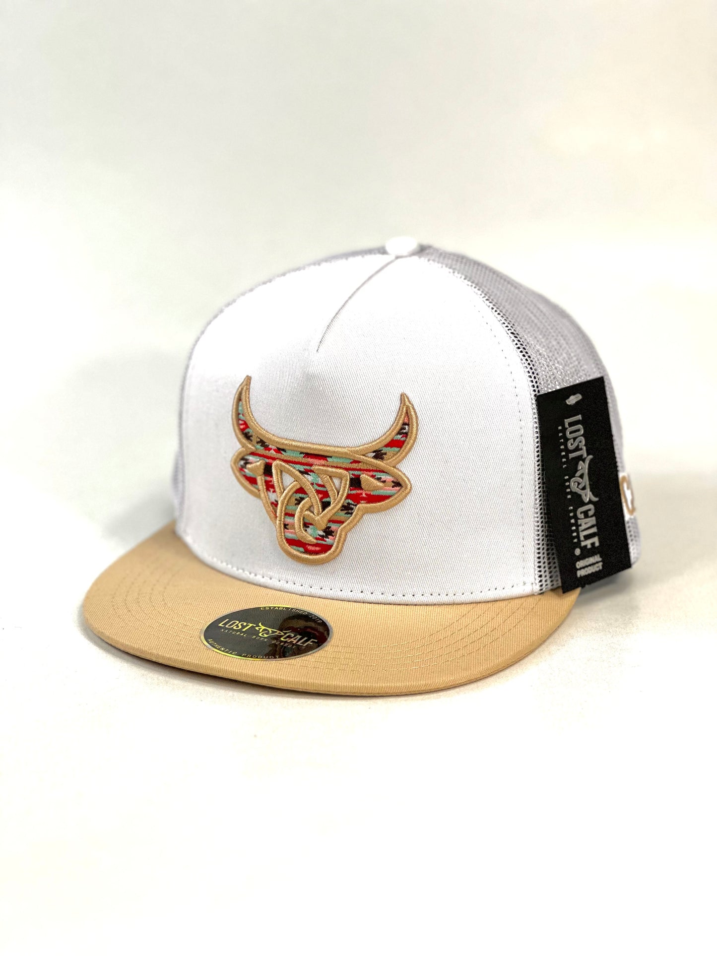 Gorra Lostcalf Clásica Arena/White