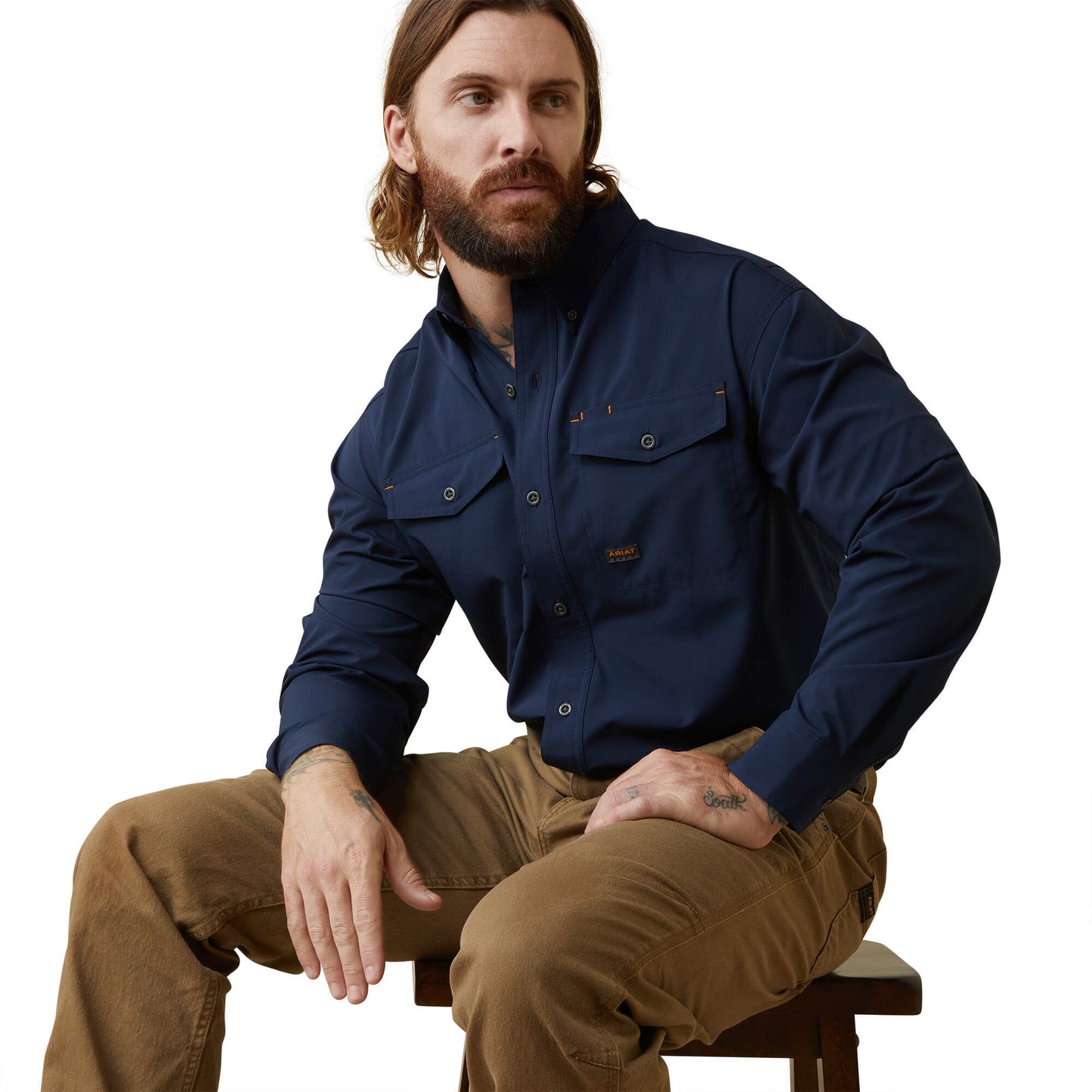 Camisa de manga larga Ariat Rebar Made Tough VentTEK