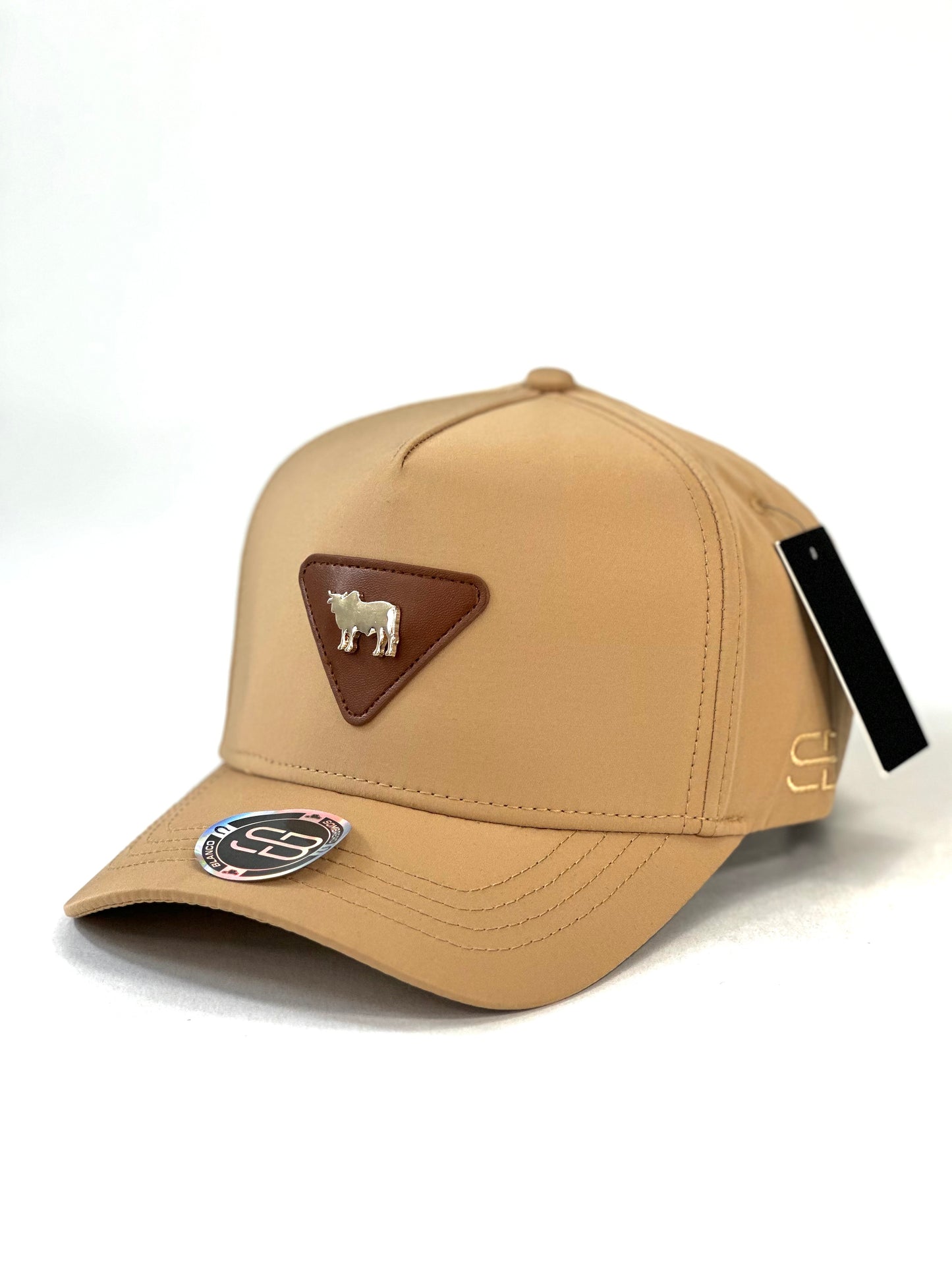 Gorra Sombrero Blanco Toro Crema