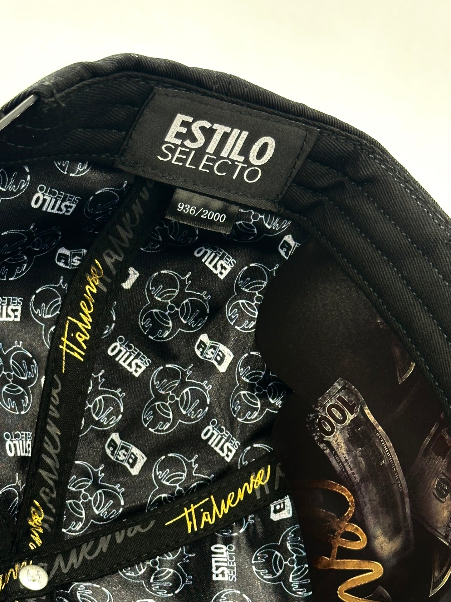 Gorra El Virus Gold Estilo Selecto (Exclusiva)