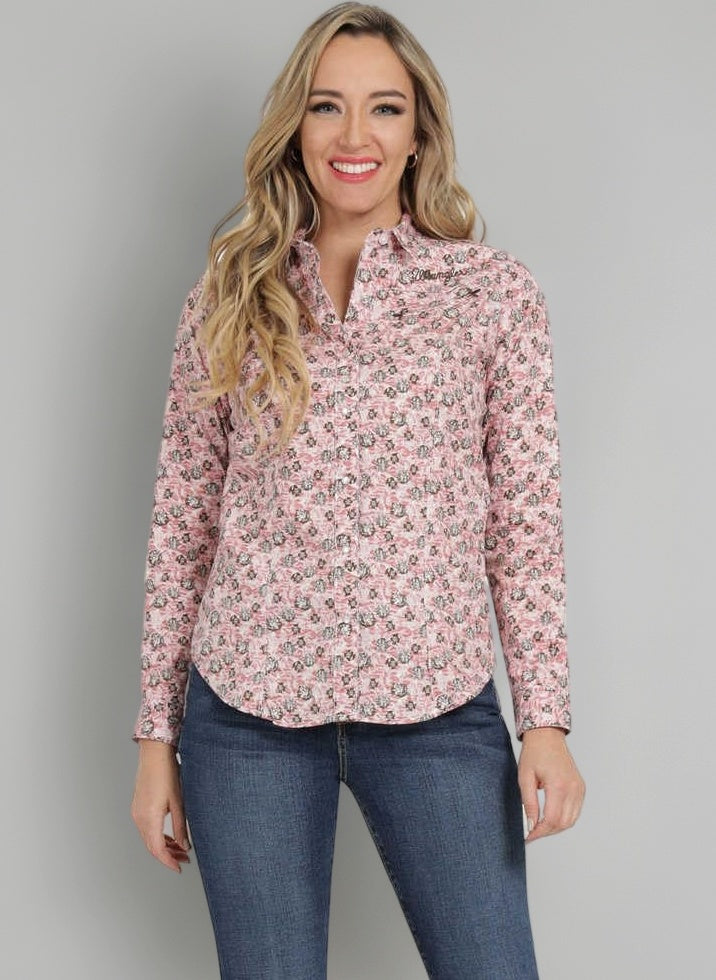 Camisa Wrangler Rosa Dama