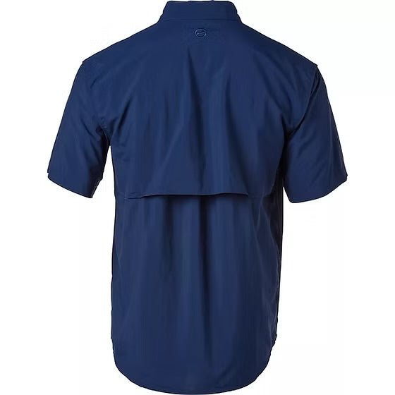 Camisa Magellan Azul Marino Manga Corta Caballero