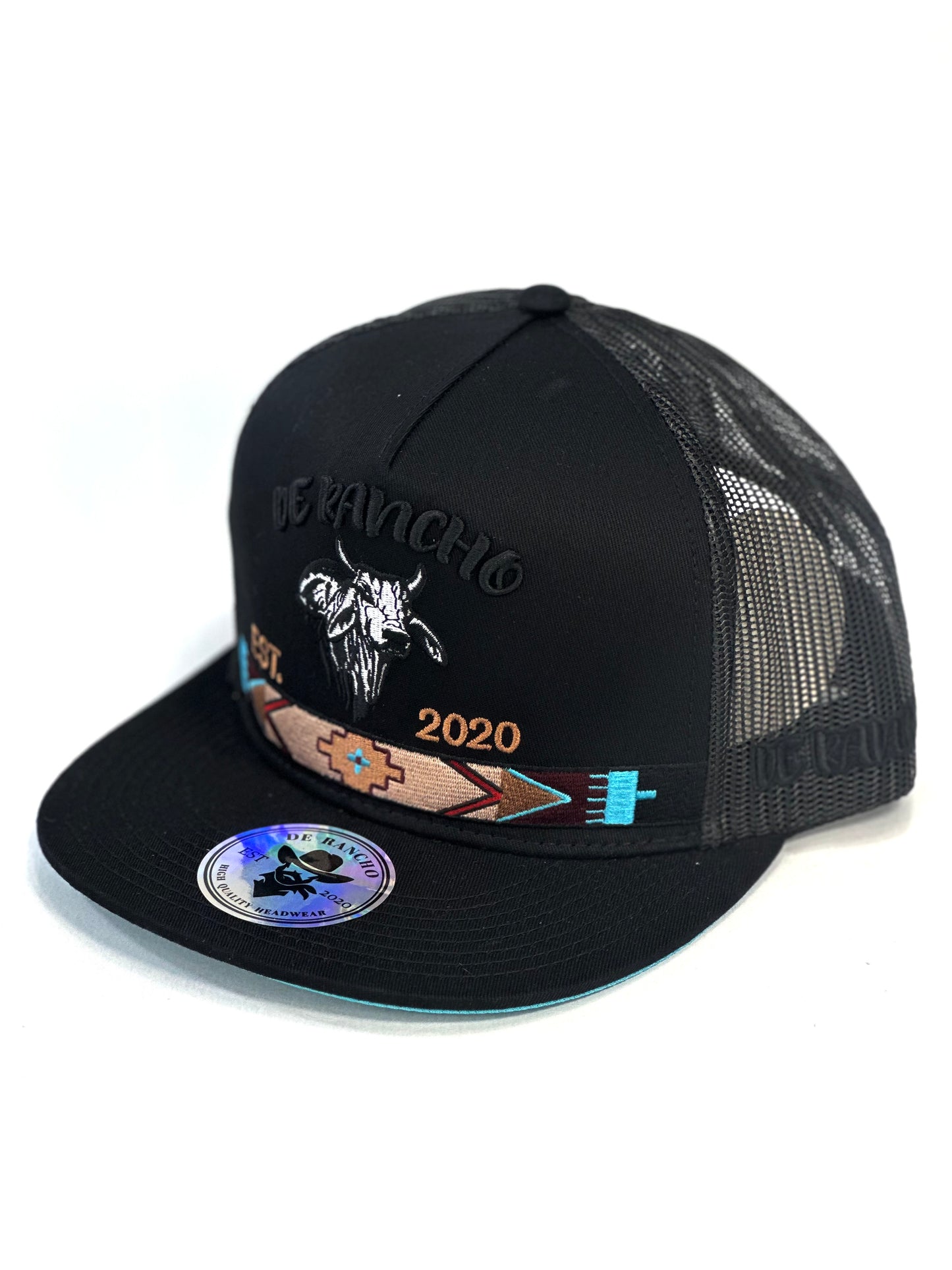 Gorra De Rancho Brahman Negra