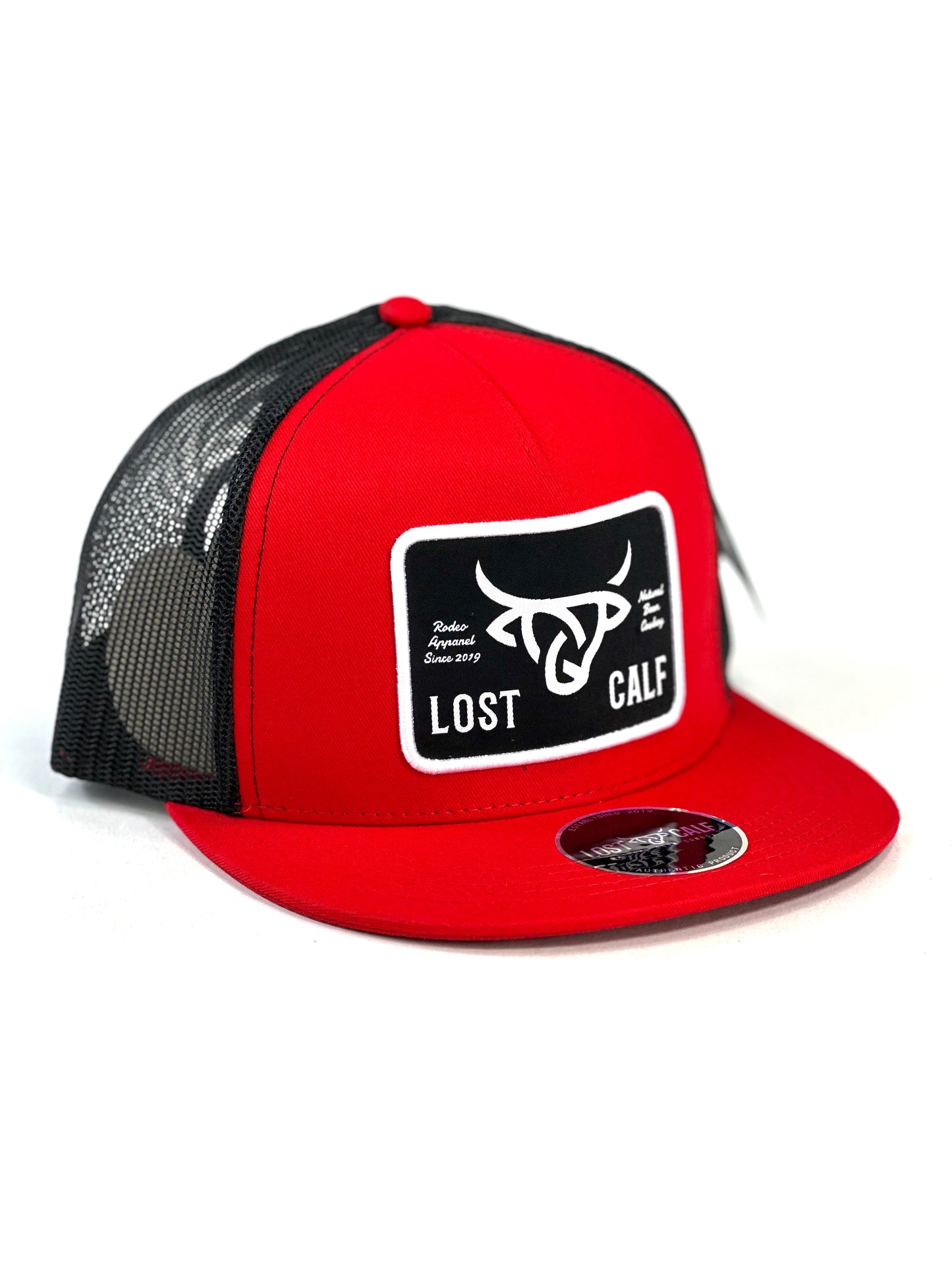 Gorra Lostcalf Red Parche Negro