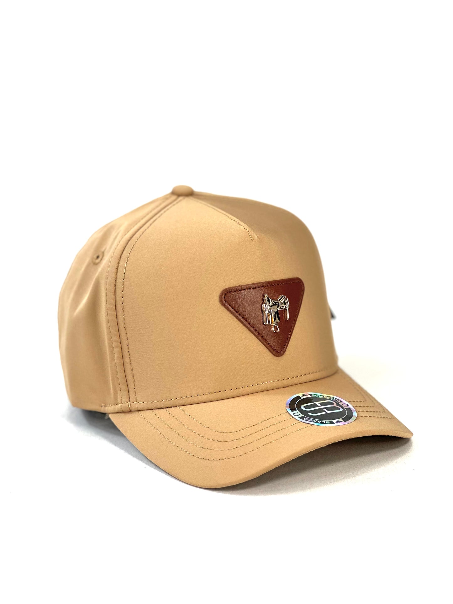 Gorra Sombrero Blanco Montura Crema