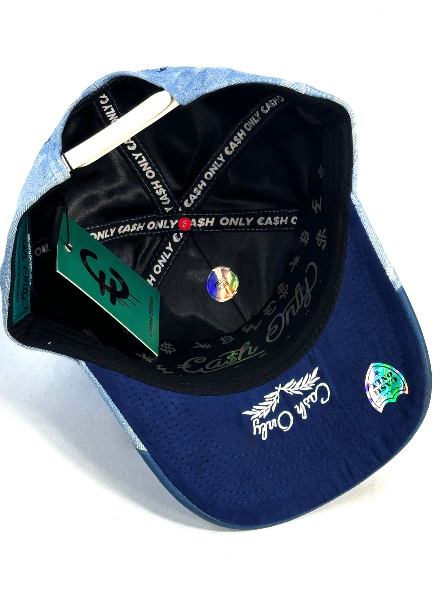 Gorra Cash Only LA Denim Curva