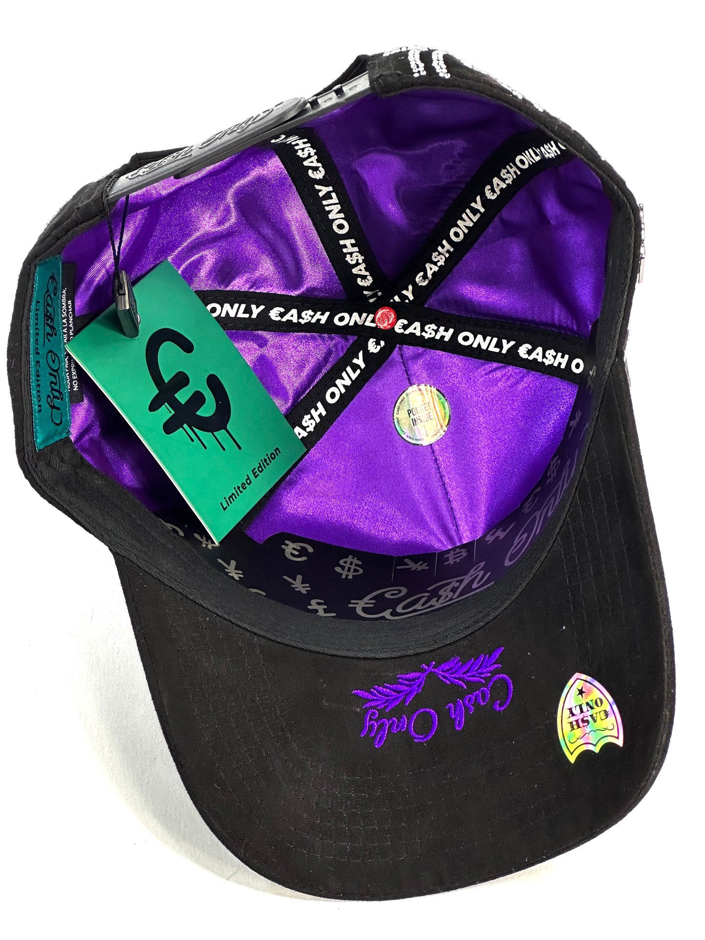 Gorra Cash Only Tumba2 With Rinestones Plana