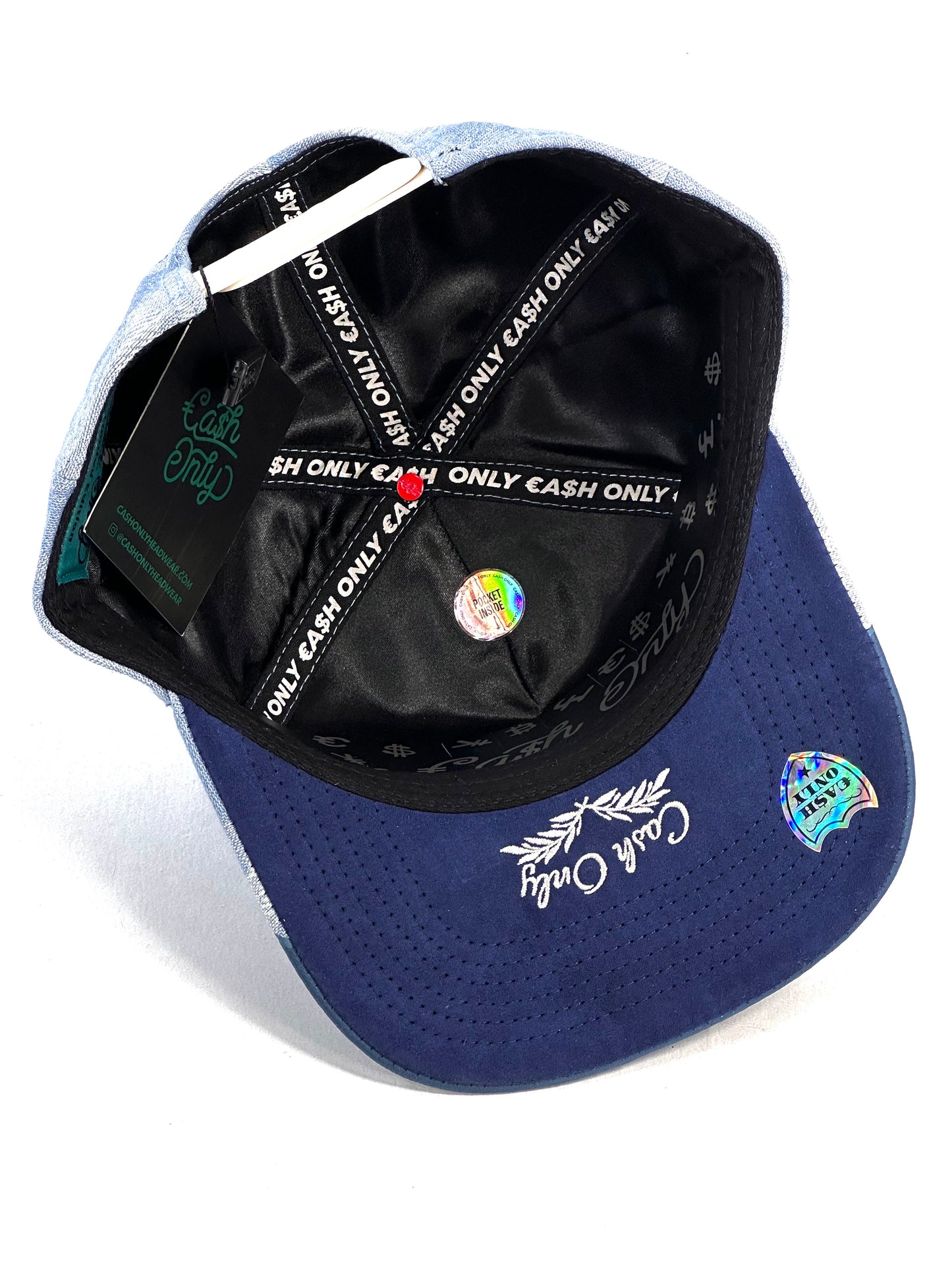 Gorra Cash Only LA Denim Plana