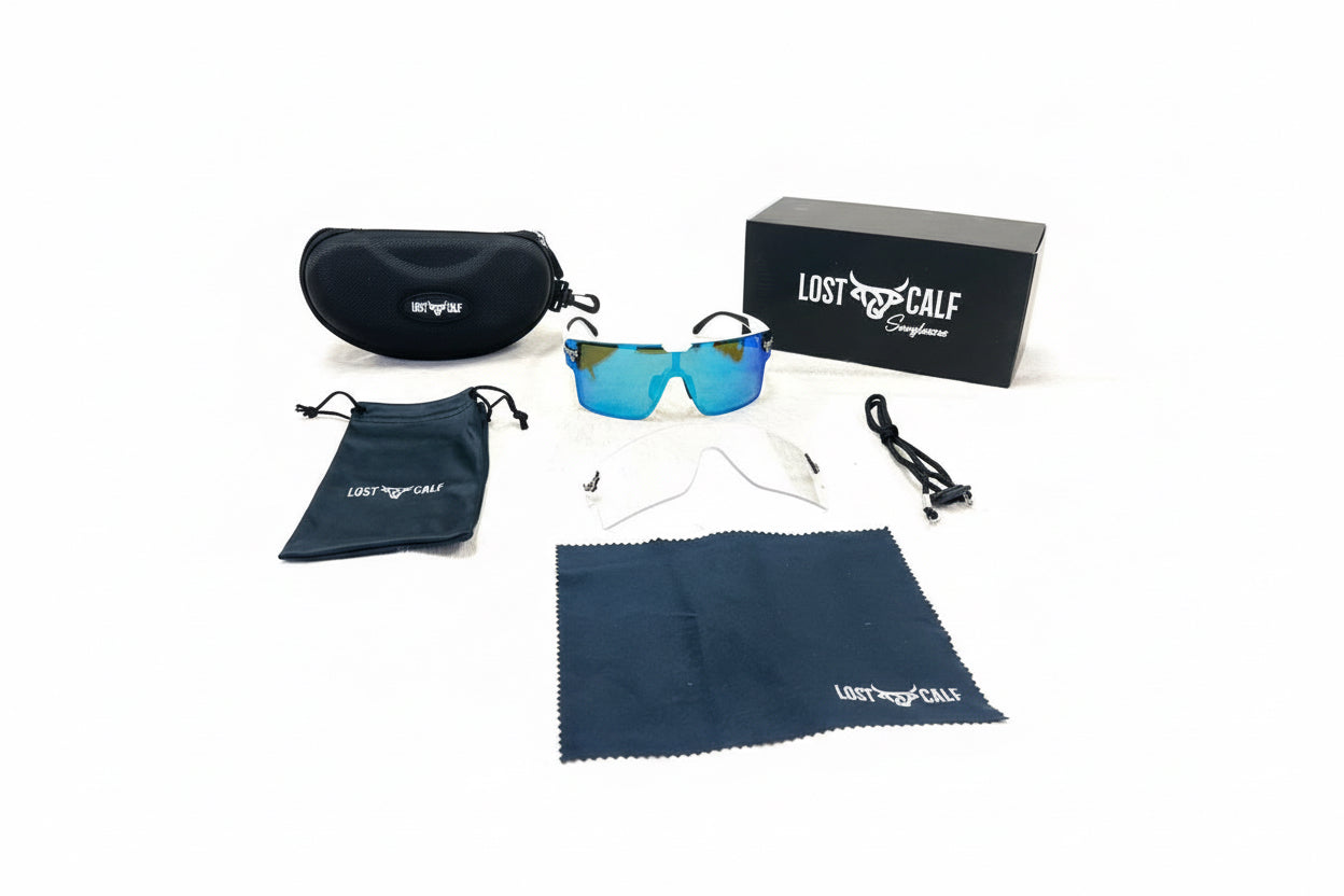 Lentes Lostcalf Vertex White/Blue