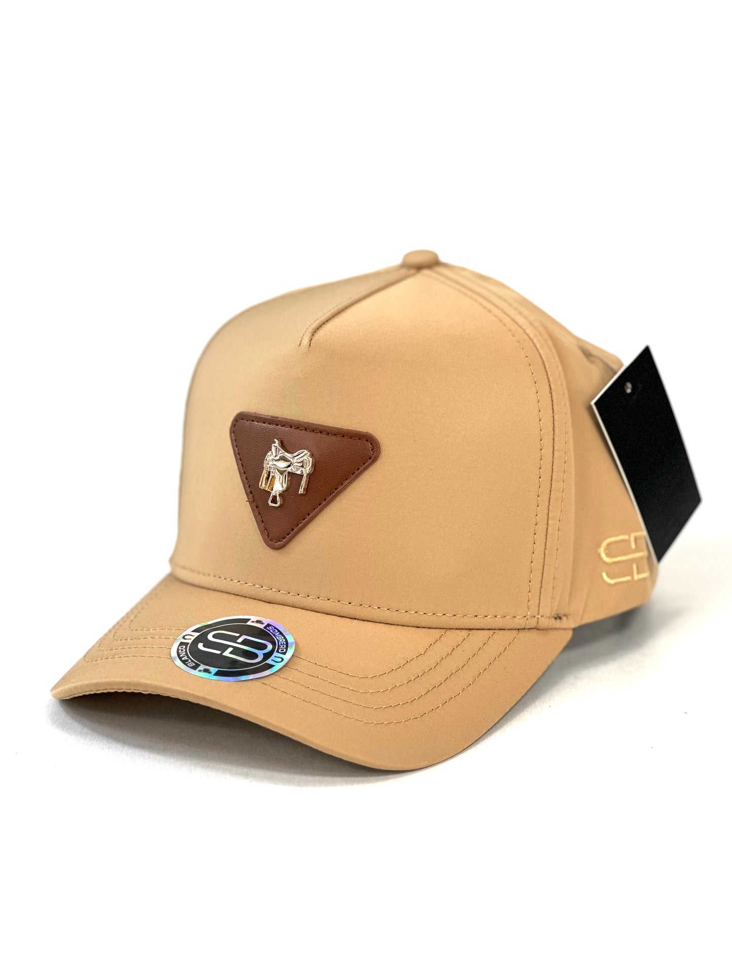 Gorra Sombrero Blanco Montura Crema