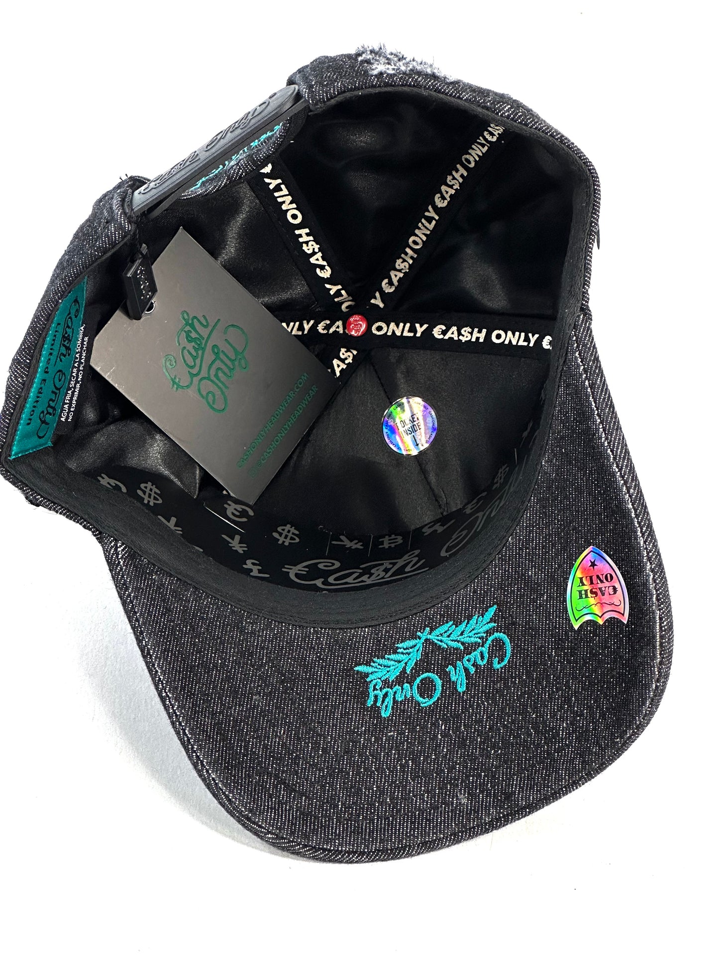 Gorra Cash Only Denim Black Curva