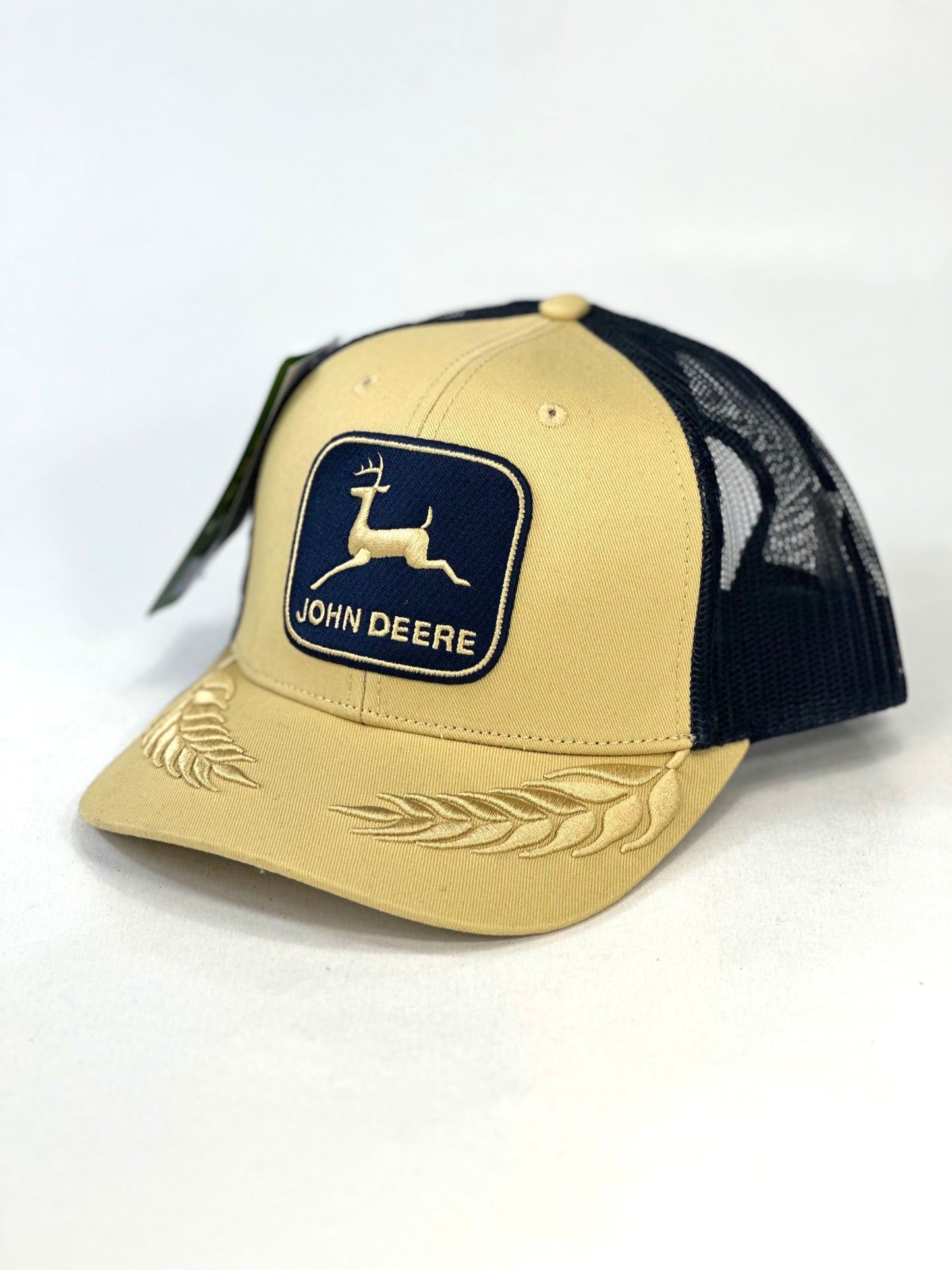 Gorra John Deere Crema
