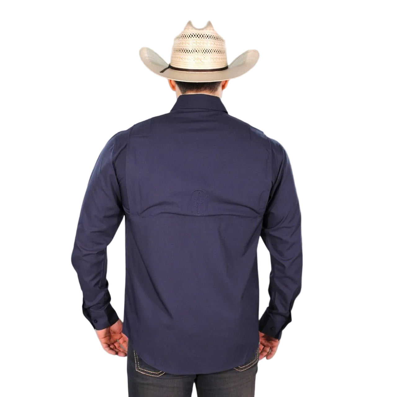 Camisa Cactus Azul Marino