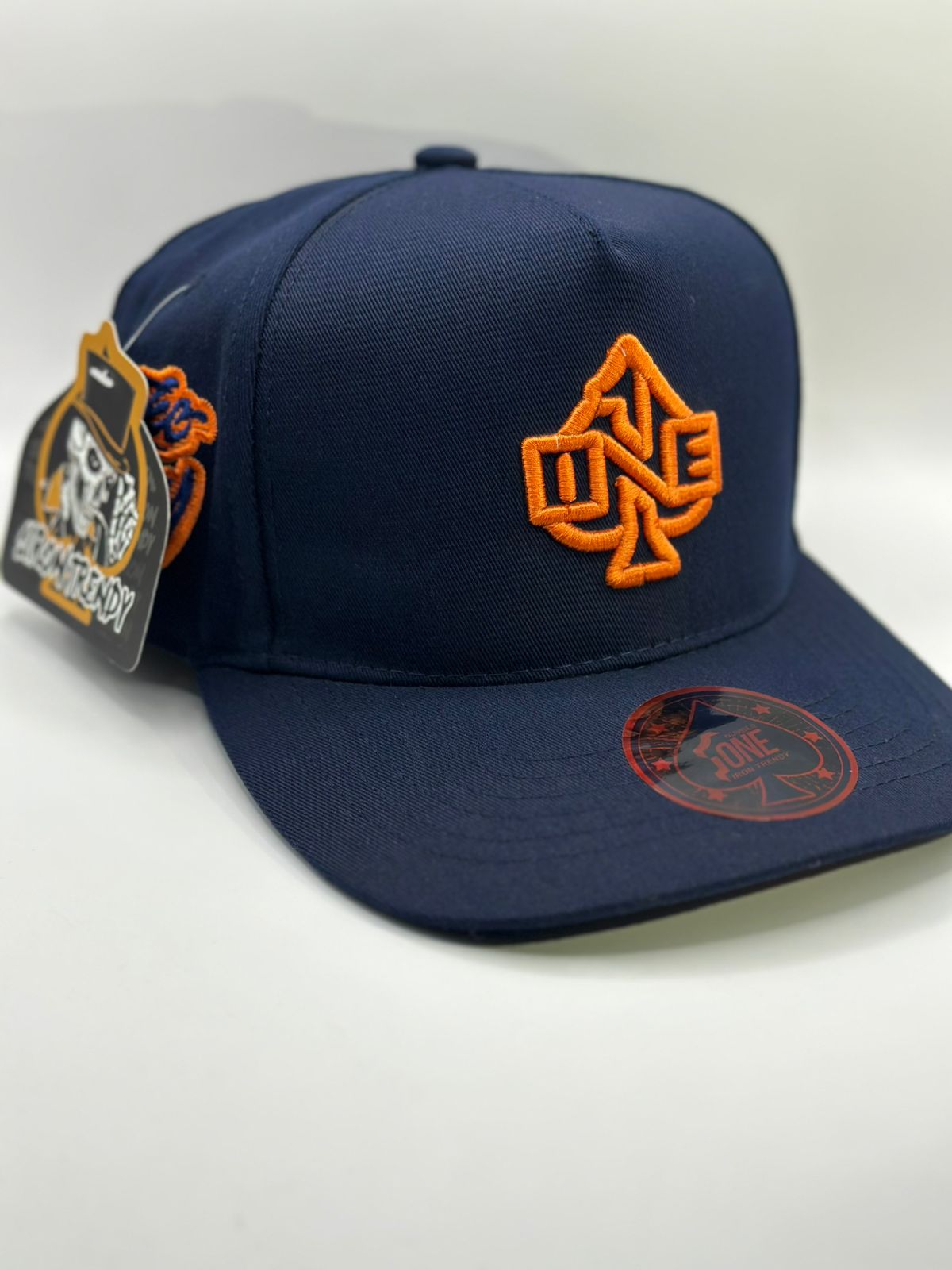 Iron trendy ONE BLUE ORANGE