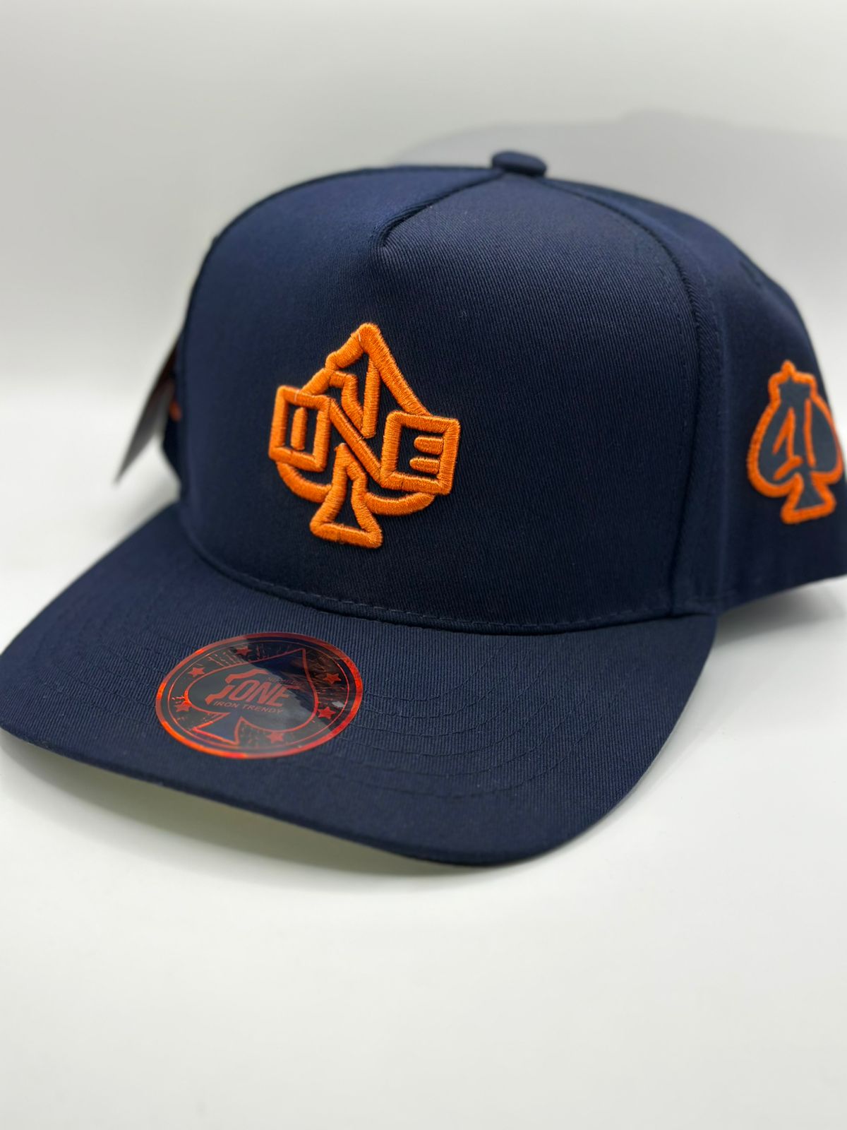 Iron trendy ONE BLUE ORANGE