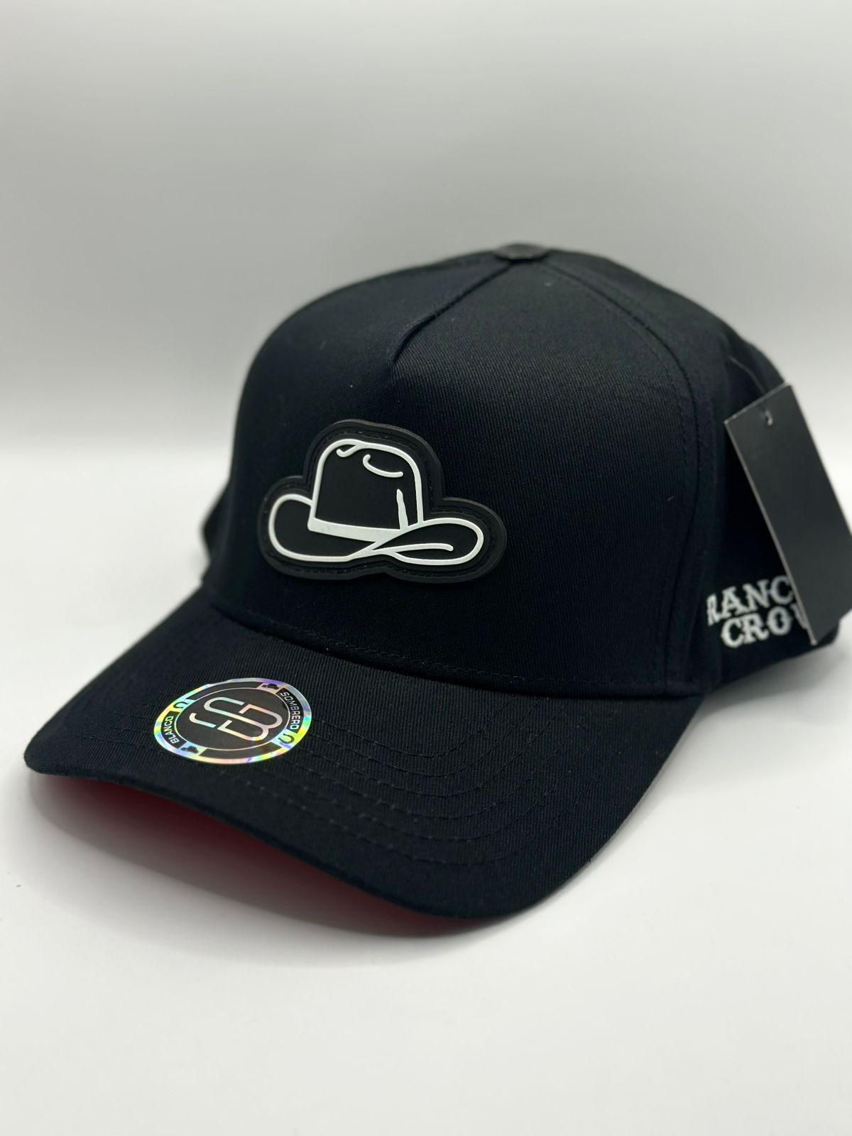 Sombrero blanco ranch crown