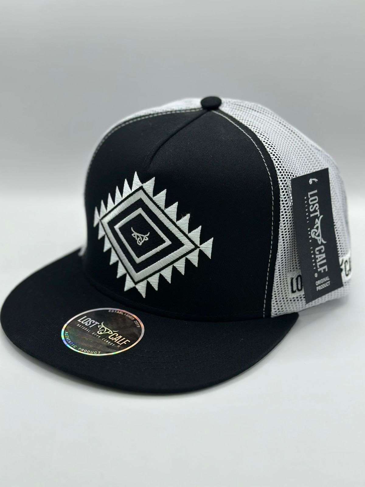Gorra lostcalf | white and black