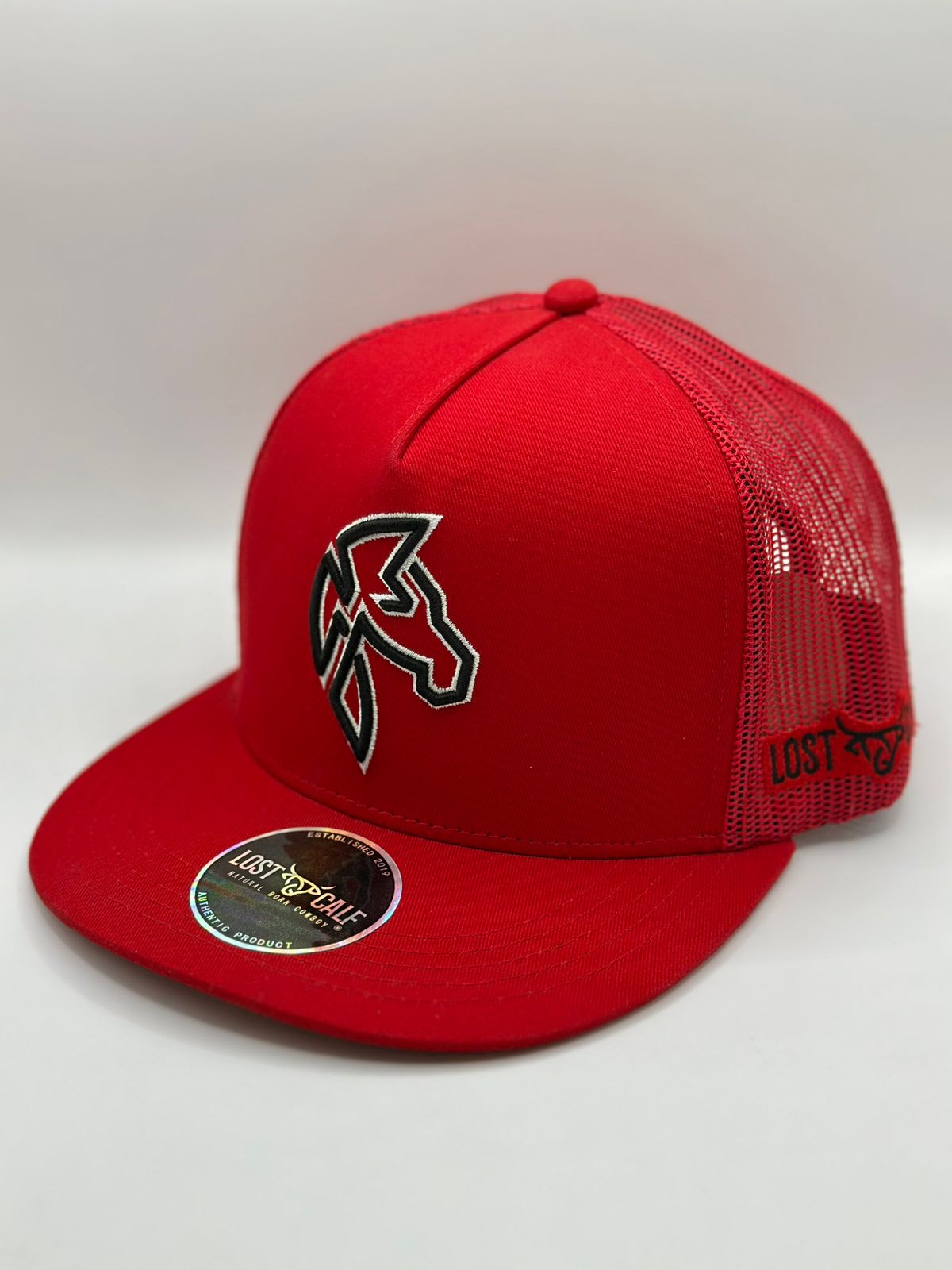 Gorra lostcalf horse rojo