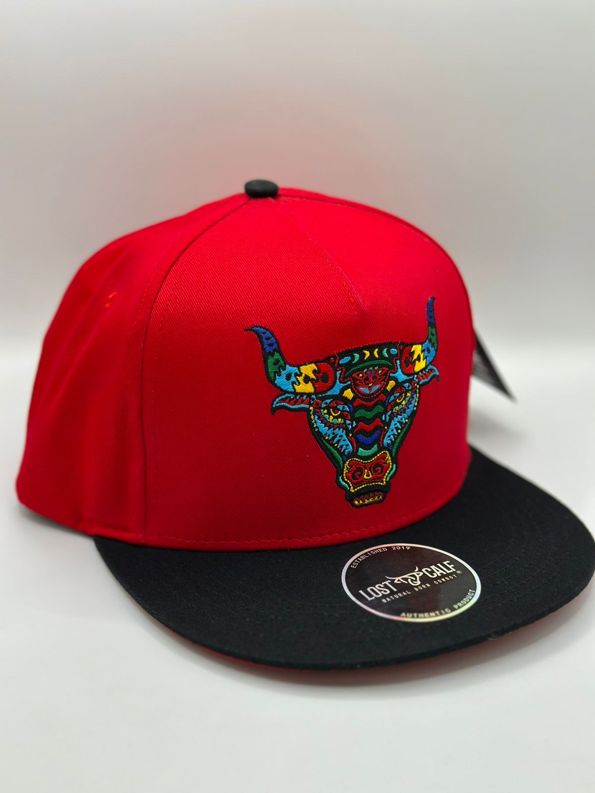 Gorra lostcalf Toro rojo