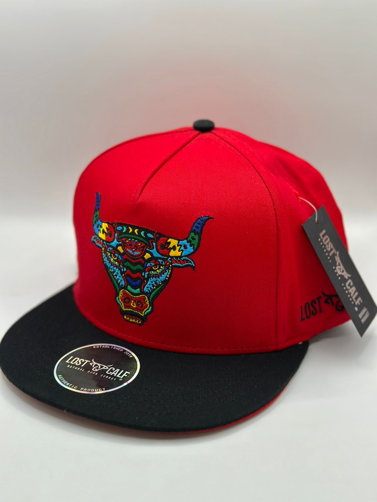 Gorra lostcalf Toro rojo