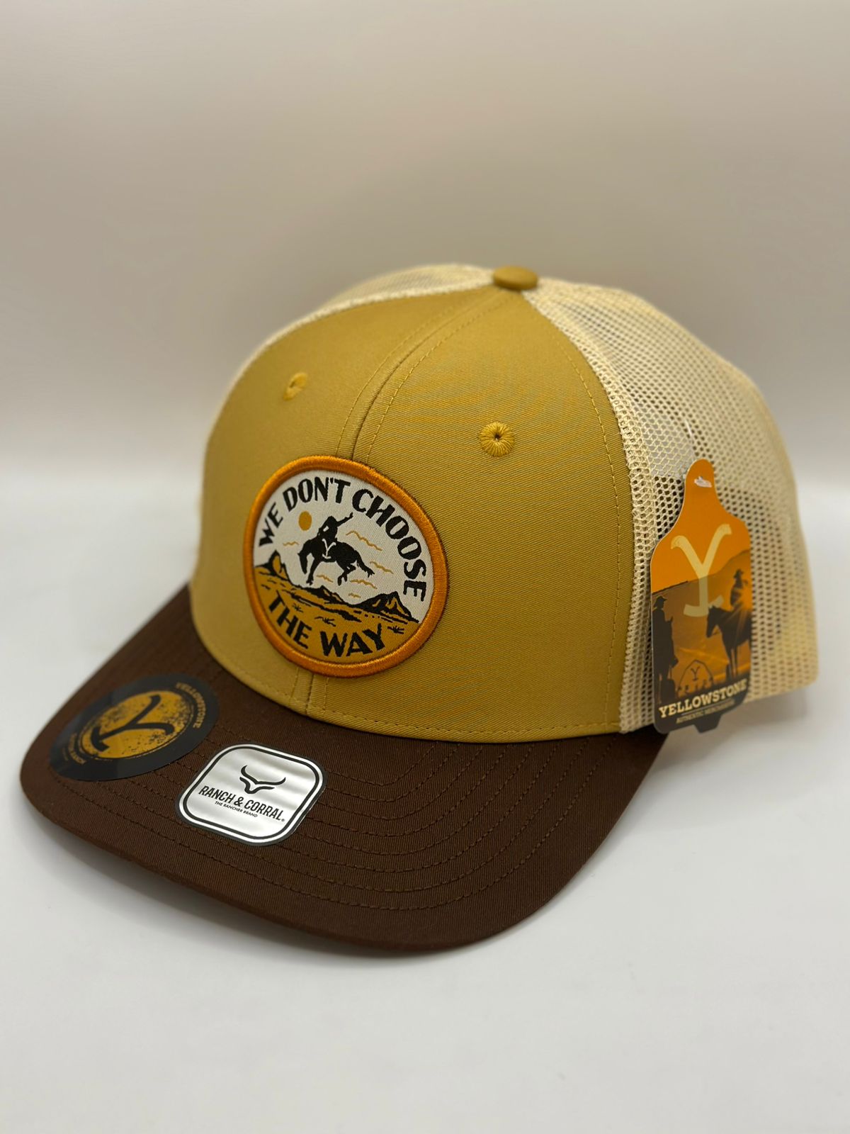 Gorra Ranch & Corral Yellowstone Choco Beige