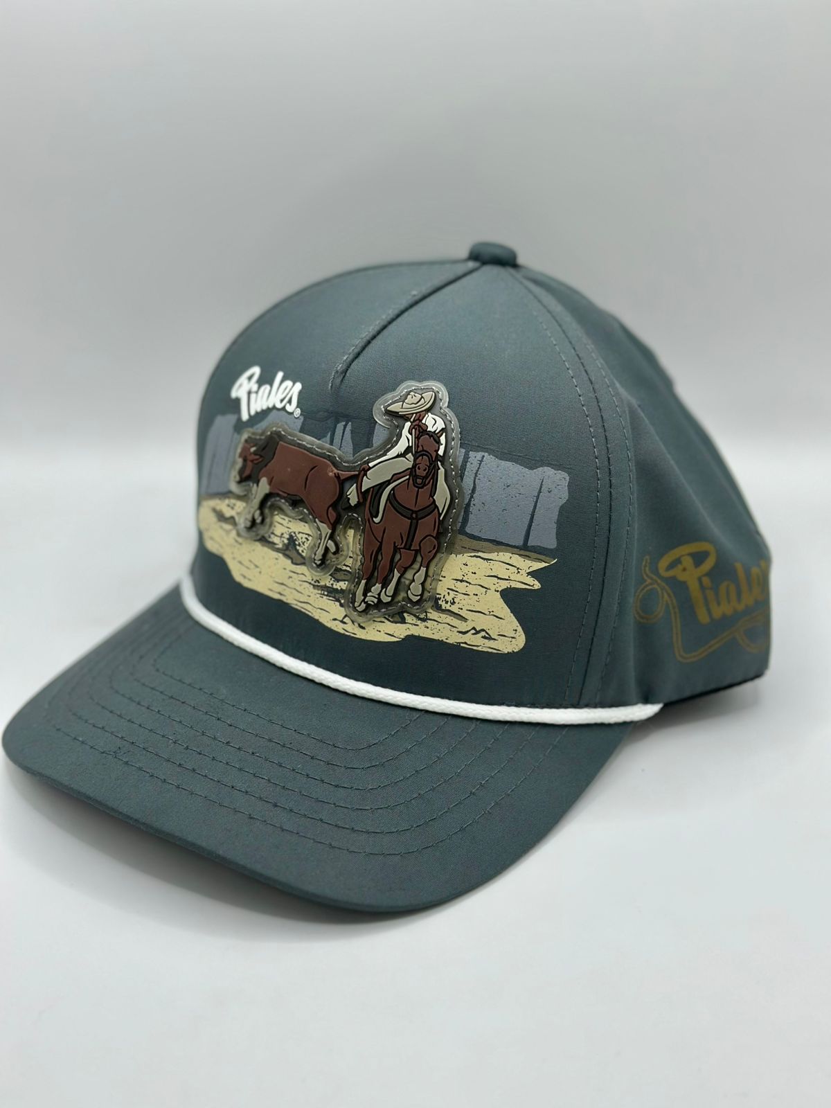 Gorra Piales country coleador gris