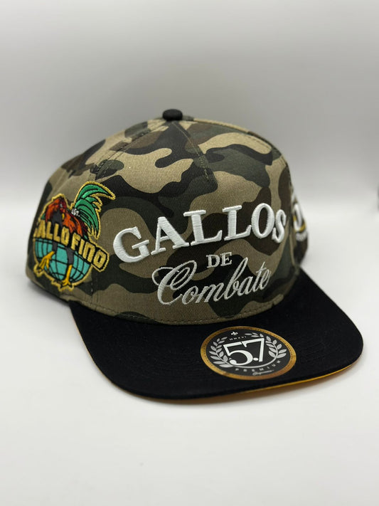 Gorra 5.7 gallos de combate camu