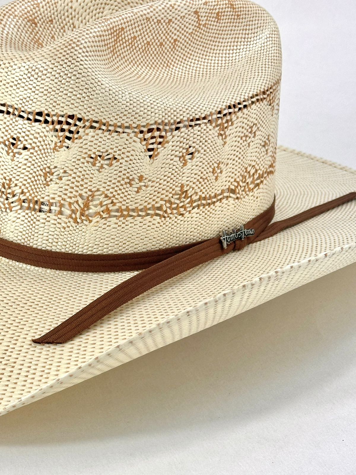 Sombrero Tombstone Roper Bangora Bicolor Nat / Tan 09
