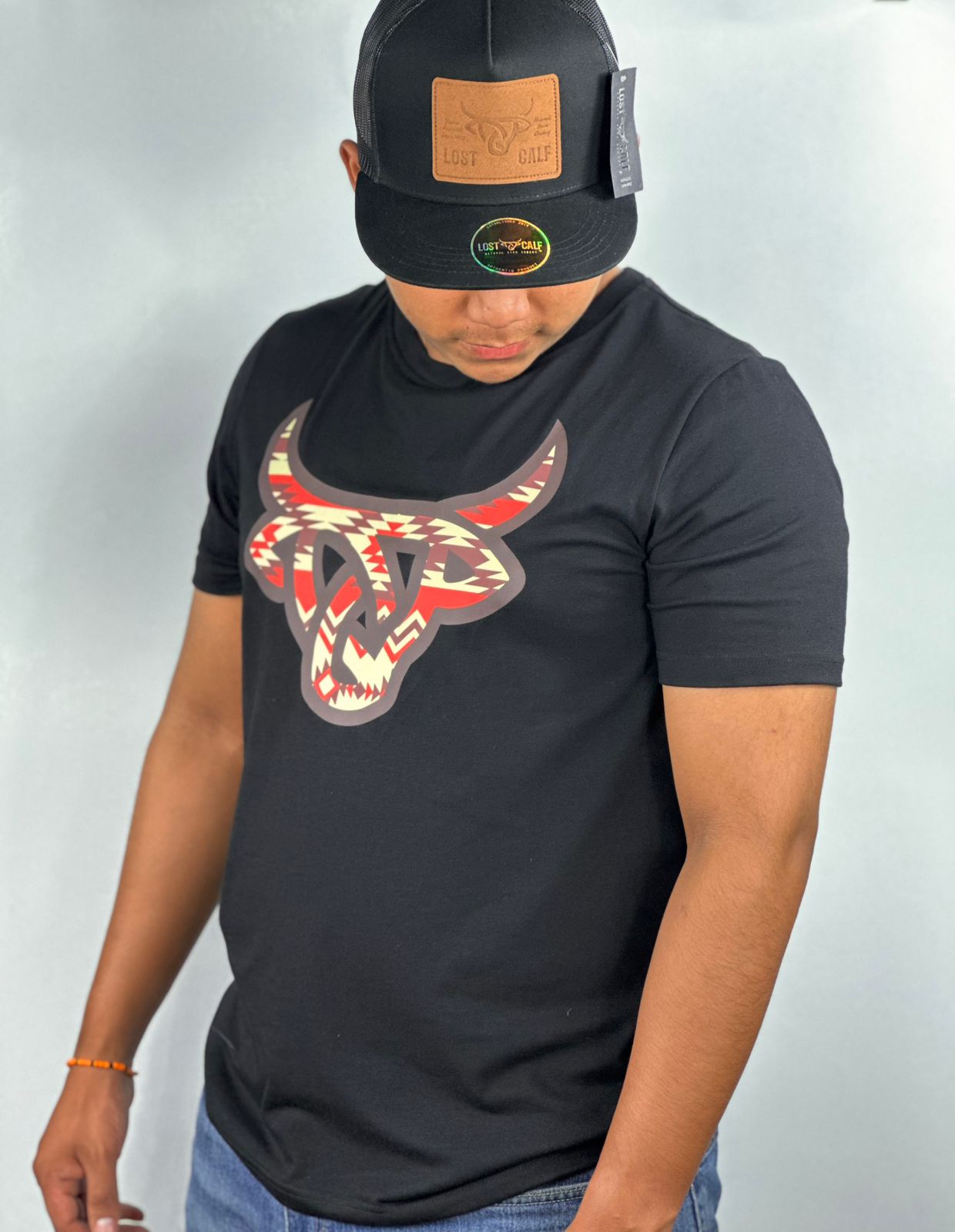 Playera Lostcalf Negra