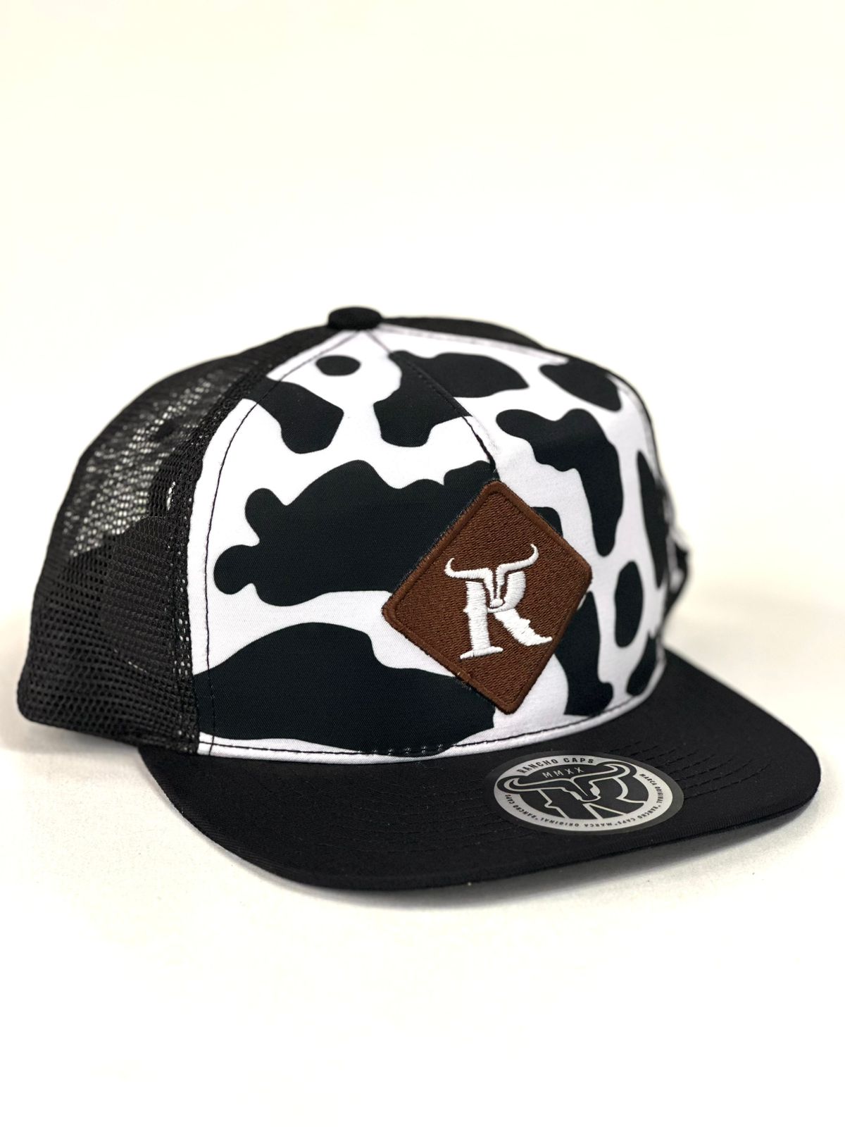 Gorra Rancho Caps blanco/negro