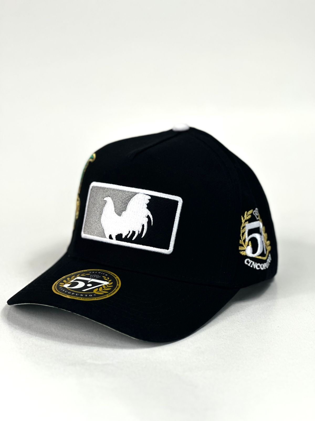 Gorra 5.7 Gallo Fino Black Curva