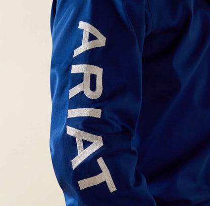 Camisa Ariat Juvenil Team Logo Twill Classic Fit Shirt