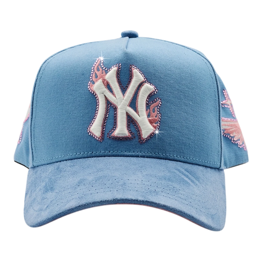 Gorra Dreamer Hats NY Flames Baby Blue