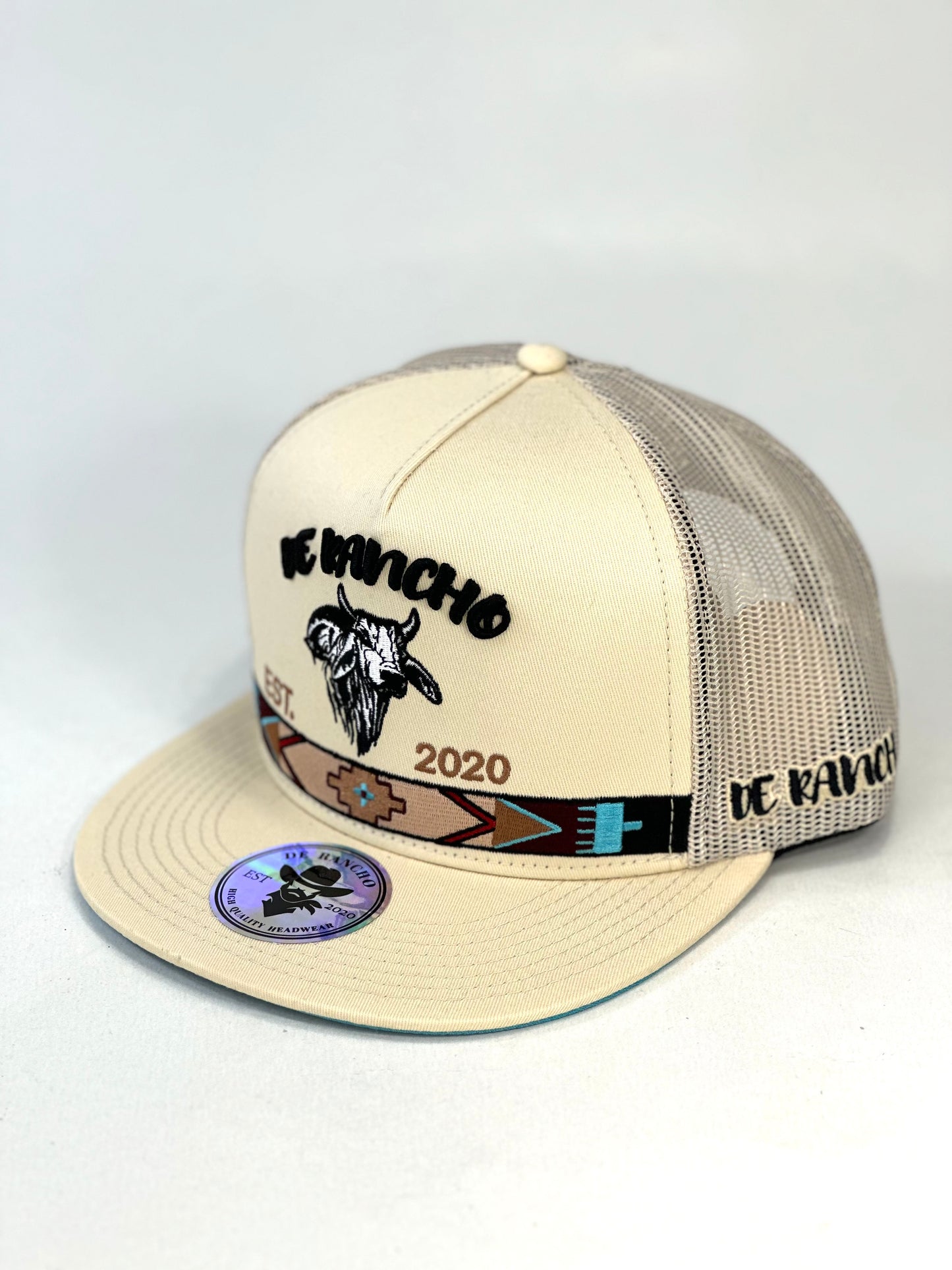 Gorra De Rancho Brahman Crema