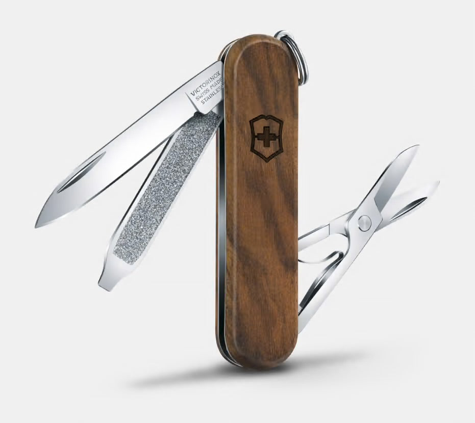 Navaja Victorinox Classic SD Madera De Nogal