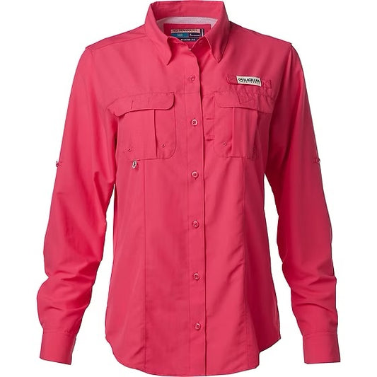 Camisa Magellan Raspberry Manga Larga Dama