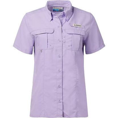 Camisa Magellan Morada Manga Corta Dama