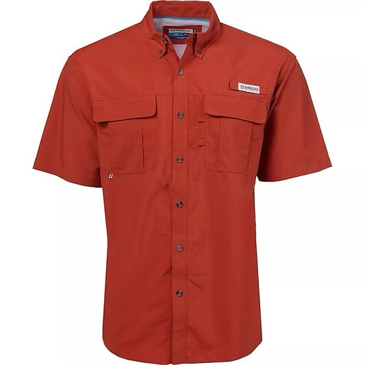 Camisa Magellan Ladrillo Manga Corta Caballero