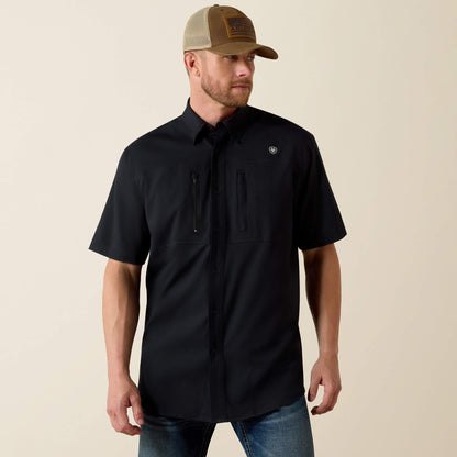 Camisa Ariat Venttek Black SS