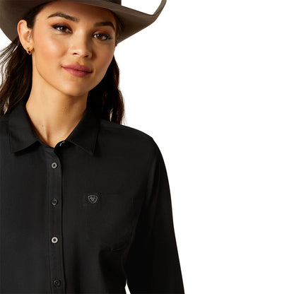 Camisa Ariat Kirby Pro Negro Dama