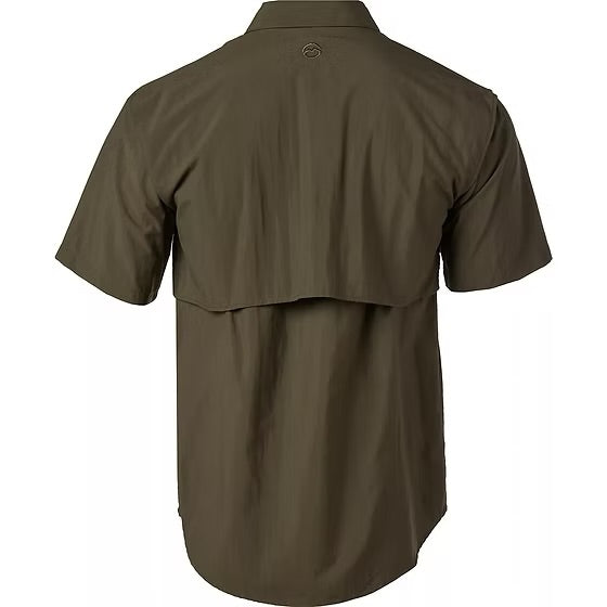 Camisa Magellan Verde militar Manga Corta Caballero