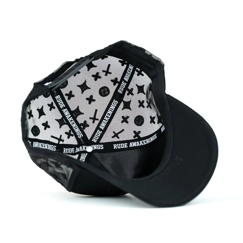 Gorra Rude Awakenings LA LA LA Black