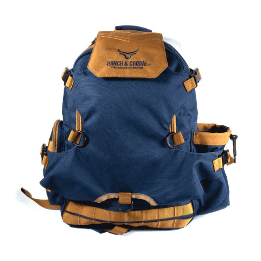 Mochila Vaquera Ranch & Corral Navy / Camel