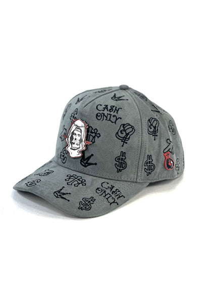 Gorra Cash Only Pray In Gray Curva